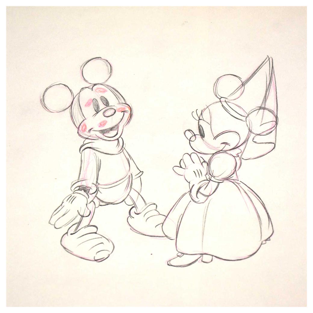 Walt Disney Studios An animation drawing from Brave Little Tailor 1938