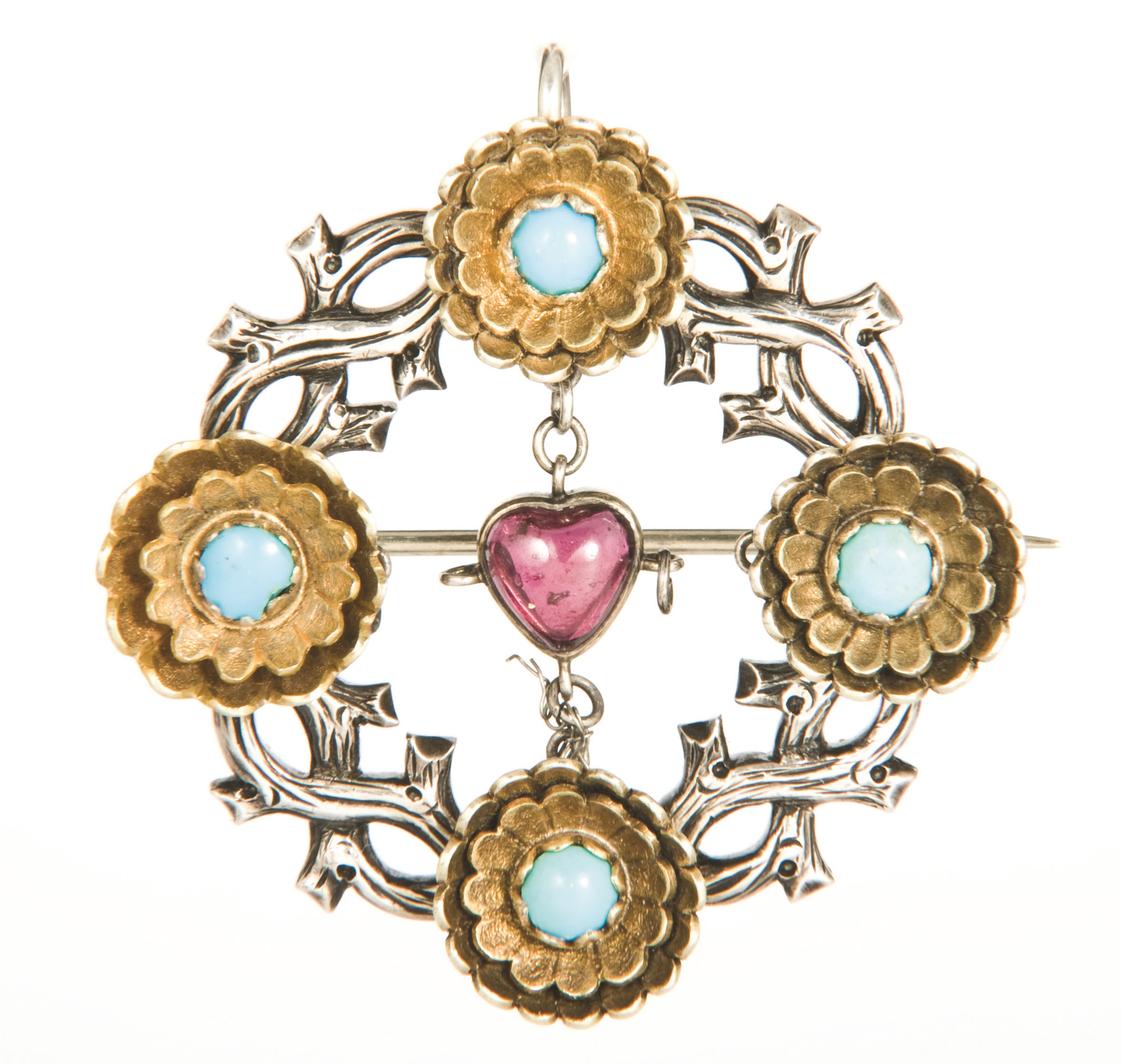 The 'Seddon' bridesmaid brooch, designed by William Burges, sold in 2011