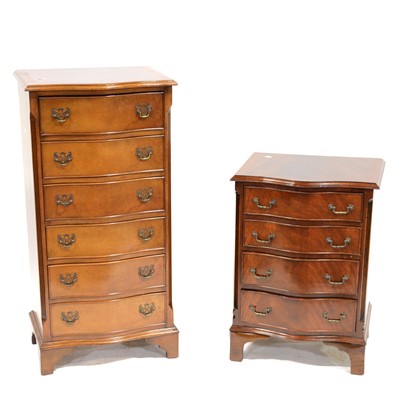 Lot 440 - Two reproduction chests of drawers