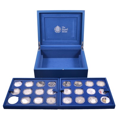 Lot 322 - Royal Mint The Queen's Diamond Jubilee silver coin set