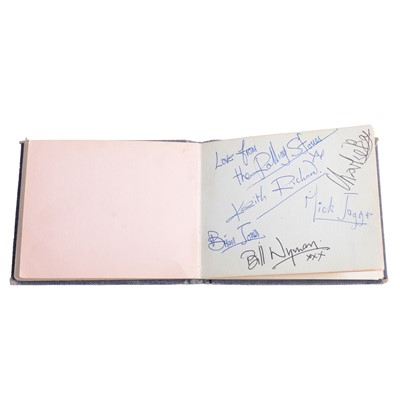 Lot 25 - The Rolling Stones - set of band autographs from 1963