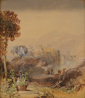 Lot 273 - George Clarkson Stanfield, An Italian ruin