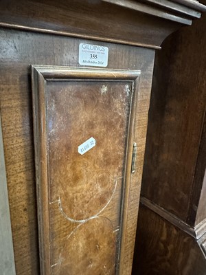Lot 355 - Reproduction figured walnut grandmother clock, in the Queen Anne style