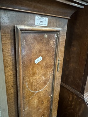Lot 355 - Reproduction figured walnut grandmother clock, in the Queen Anne style