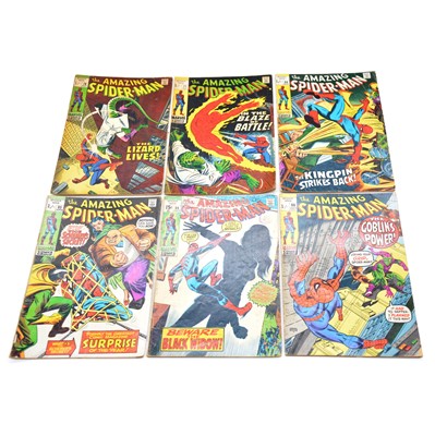 Lot 248A - Six Marvel Comics 'The Amazing Spider-Man'