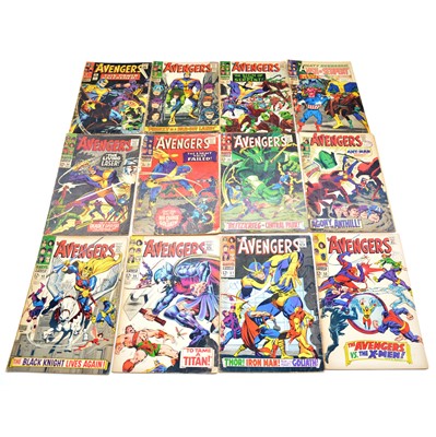 Lot 259A - Twelve Marvel Comics 'The Avengers'