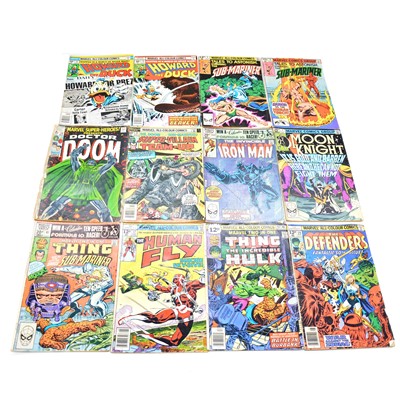 Lot 263A - Twelve Marvel Comics, including Iron Man and Moon Knight