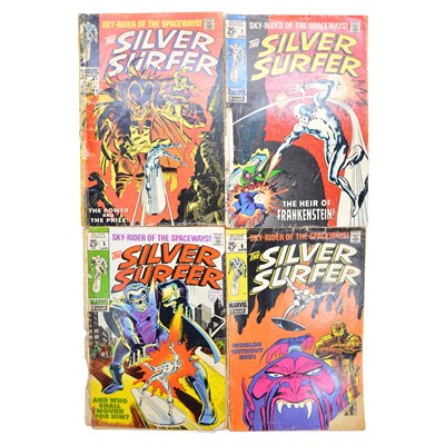 Lot 258B - Four Marvel Comics 'The Silver Surfer', #3, #5, #6, #7