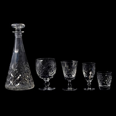 Lot 54 - Edinburgh Crystal wine glasses, and other table crystal.