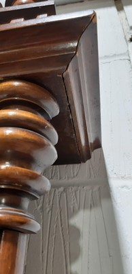 Lot 421 - Vienna walnut wall clock