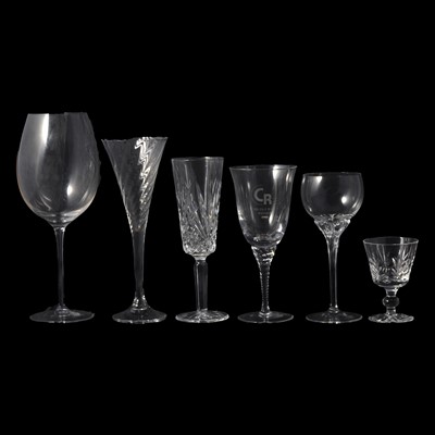 Lot 48 - Quantity of crystal tableware, including Waterford Kylemore flutes