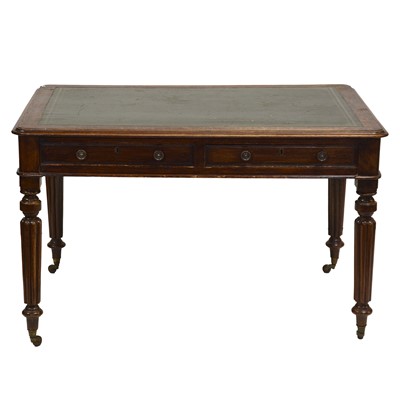 Lot 442 - Victorian oak writing table