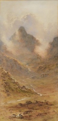 Lot 270 - Herbert Moxon Cook, two landscape watercolours