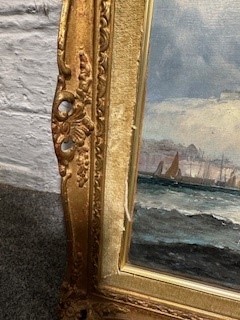 Lot 187 - William Thornley, Shipping off Whitby