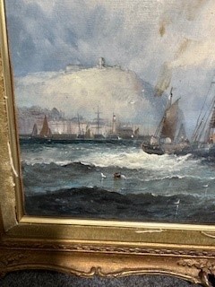 Lot 187 - William Thornley, Shipping off Whitby