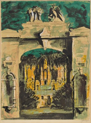 Lot 317 - John Piper, Harleston through the Gate