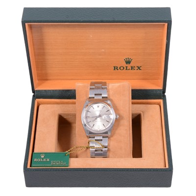 Lot 368 - Rolex - a gentleman's Oysterdate Precision manual wind stainless steel wristwatch.