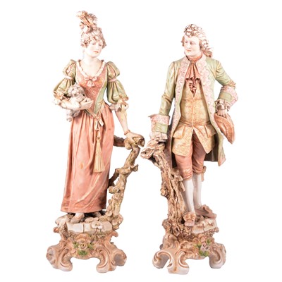 Lot 33 - Pair of Royal Dux figures