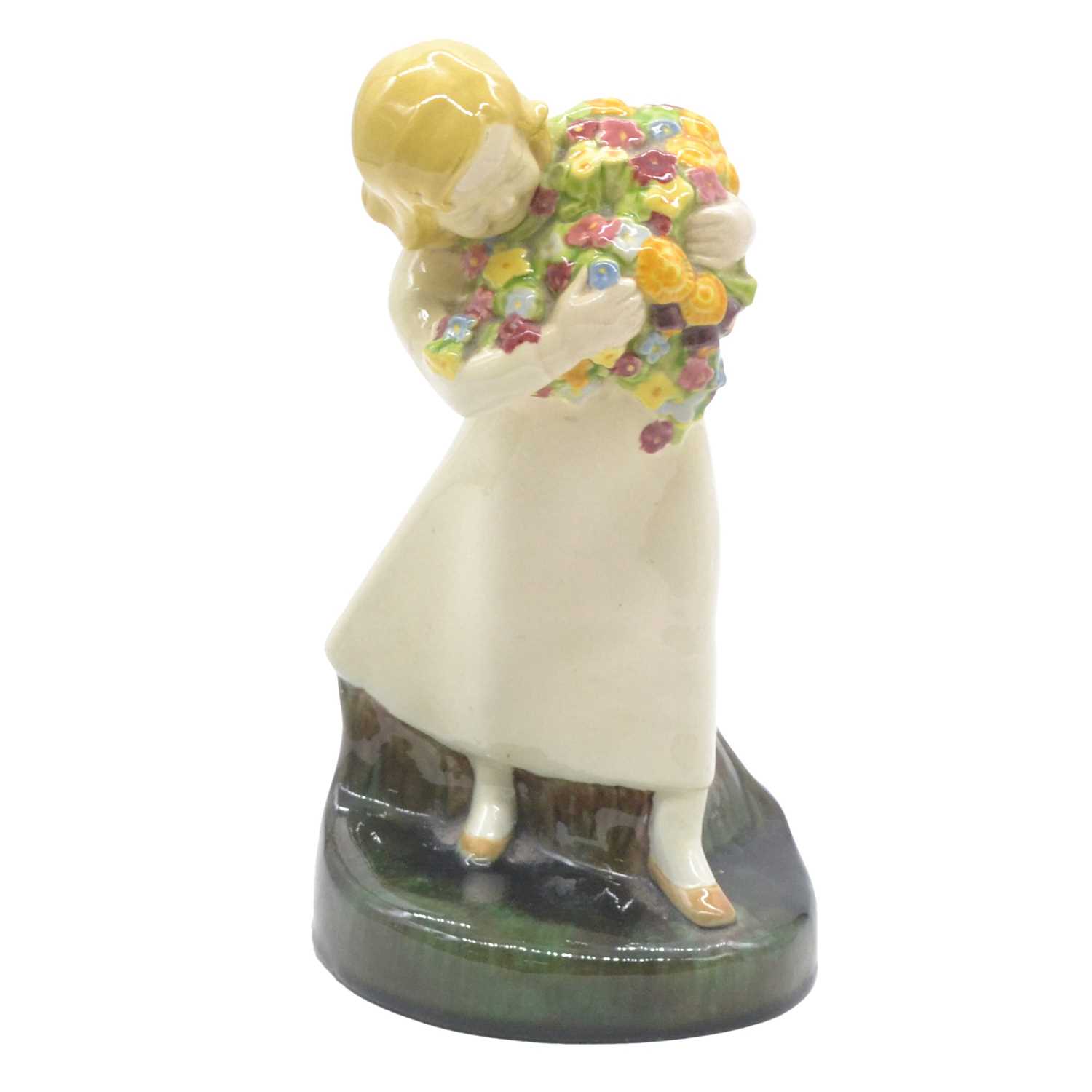 Lot 10 - Johanna Meier-Michel, girl with flowers