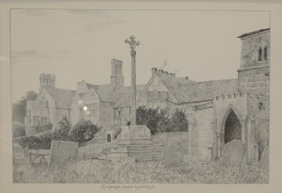 Lot 328 - W E Cooke, Ragdale Hall & Church, Cooke's Views in Leicestershire and Kuhnert's Animal Portraiture
