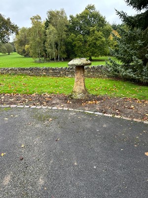 Lot 538 - Large old staddle stone