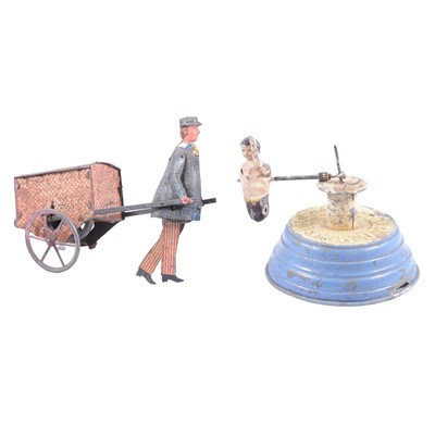 Lot 187 - Early 20th Century French tinplate toy, and a German tinpate toy