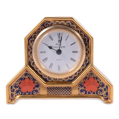 Lot 53 - Royal Crown Derby Old Imari clock and pin dish, 1128