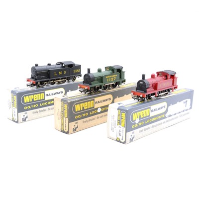 Lot 185 - Three Wrenn OO gauge tank locomotives, W2204, W2207, W2215