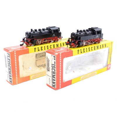 Lot 233 - Four Fleischmann HO gauge locomotives 4064 (x2), 4147 (x2)