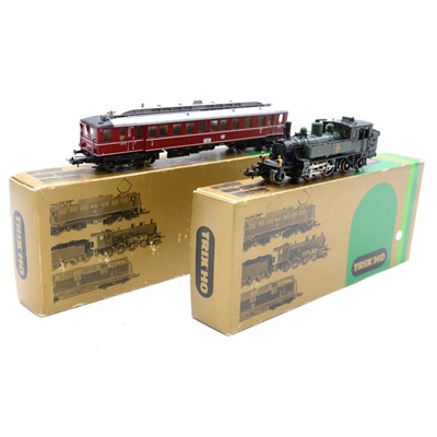 Lot 274 - Two Trix HO gauge locomotives, boxed