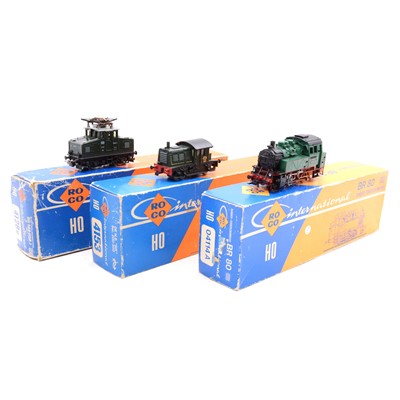 Lot 252 - Three Roco HO gauge locomotives, boxed