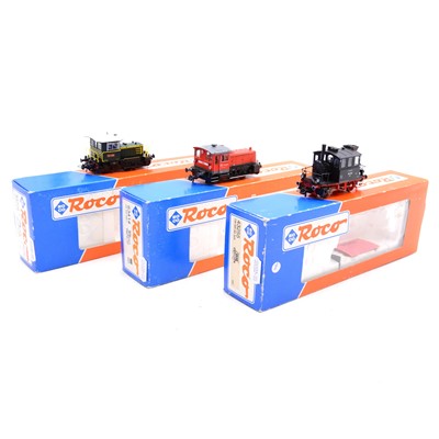 Lot 254 - Three Roco HO gauge locomotives, boxed