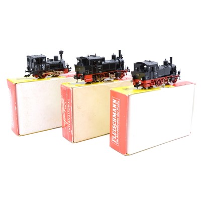 Lot 245 - Three Fleischmann HO gauge locomotives, boxed