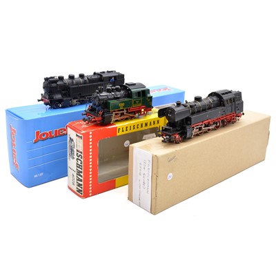 Lot 270 - Three Fleischmann and Jouef HO gauge locomotives