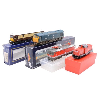 Lot 225 - Four Bachmann, Lima and other HO/OO diesel locomotives