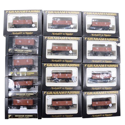 Lot 235 - Thirteen Graham Farish OO gauge wagons, boxed