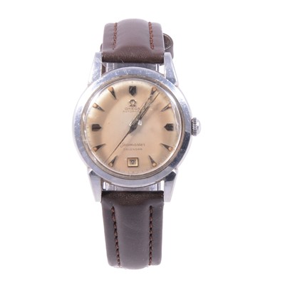 Lot 372 - Omega - a gentleman's Automatic Seamaster Calendar wristwatch.