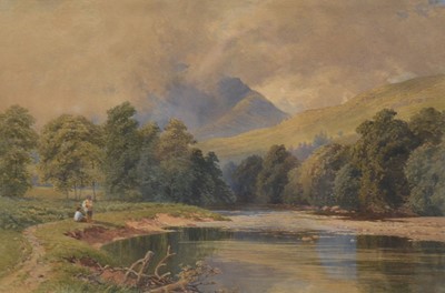 Lot 167 - Harry Sutton Palmer, River landscape with fishermen