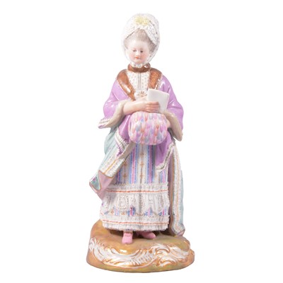 Lot 7 - Meissen porcelain figure, late 19th century