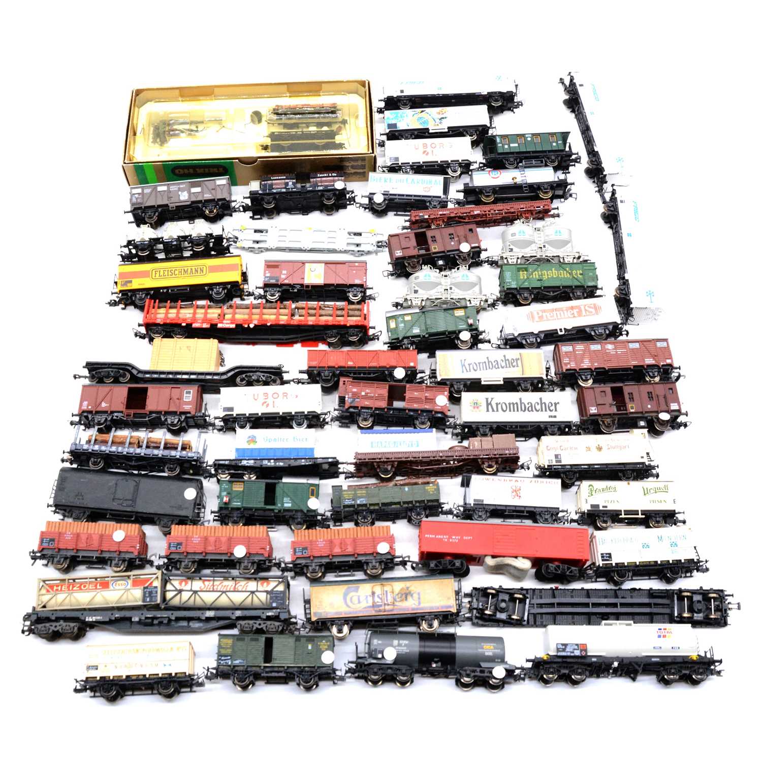 ROCO (26) important lot de wagons marchandises : - Lot 548