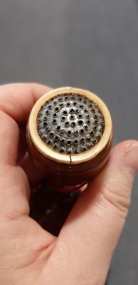 Lot 144 - Carved coquilla nut acorn-shape nutmeg grater, and other treen and parlour games