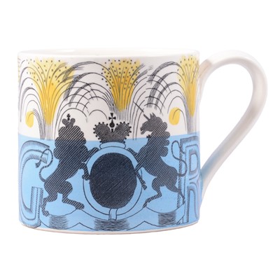 Lot 67 - Eric Ravilious for Wedgwood, a George VI Coronation mug