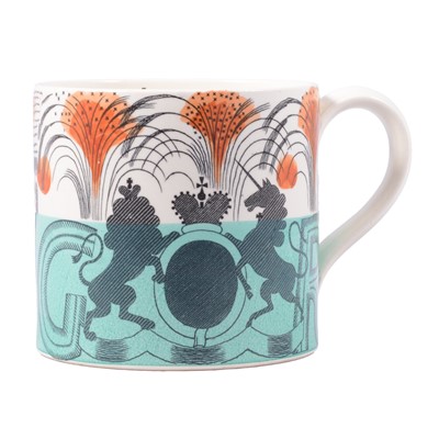 Lot 68 - Eric Ravilious for Wedgwood, a George VI Coronation mug, 1937