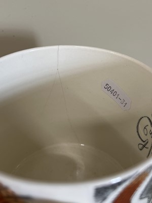 Lot 68 - Eric Ravilious for Wedgwood, a George VI Coronation mug, 1937