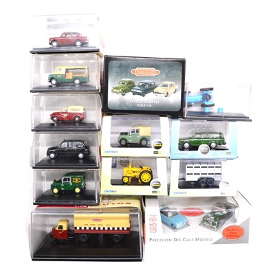 Lot 146 - Thirteen Hornby, Oxford, Corgi and other 1/76 scale die-cast vehicles, boxed