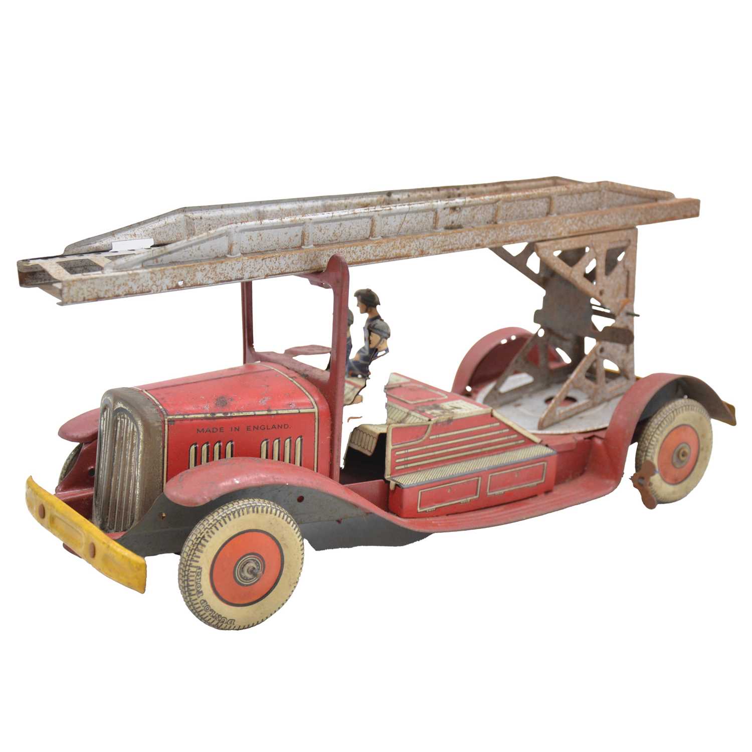 Lot 160 - Vintage tin plate fire engine