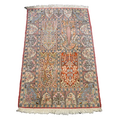 Lot 473 - Turkish Hereke silk mat