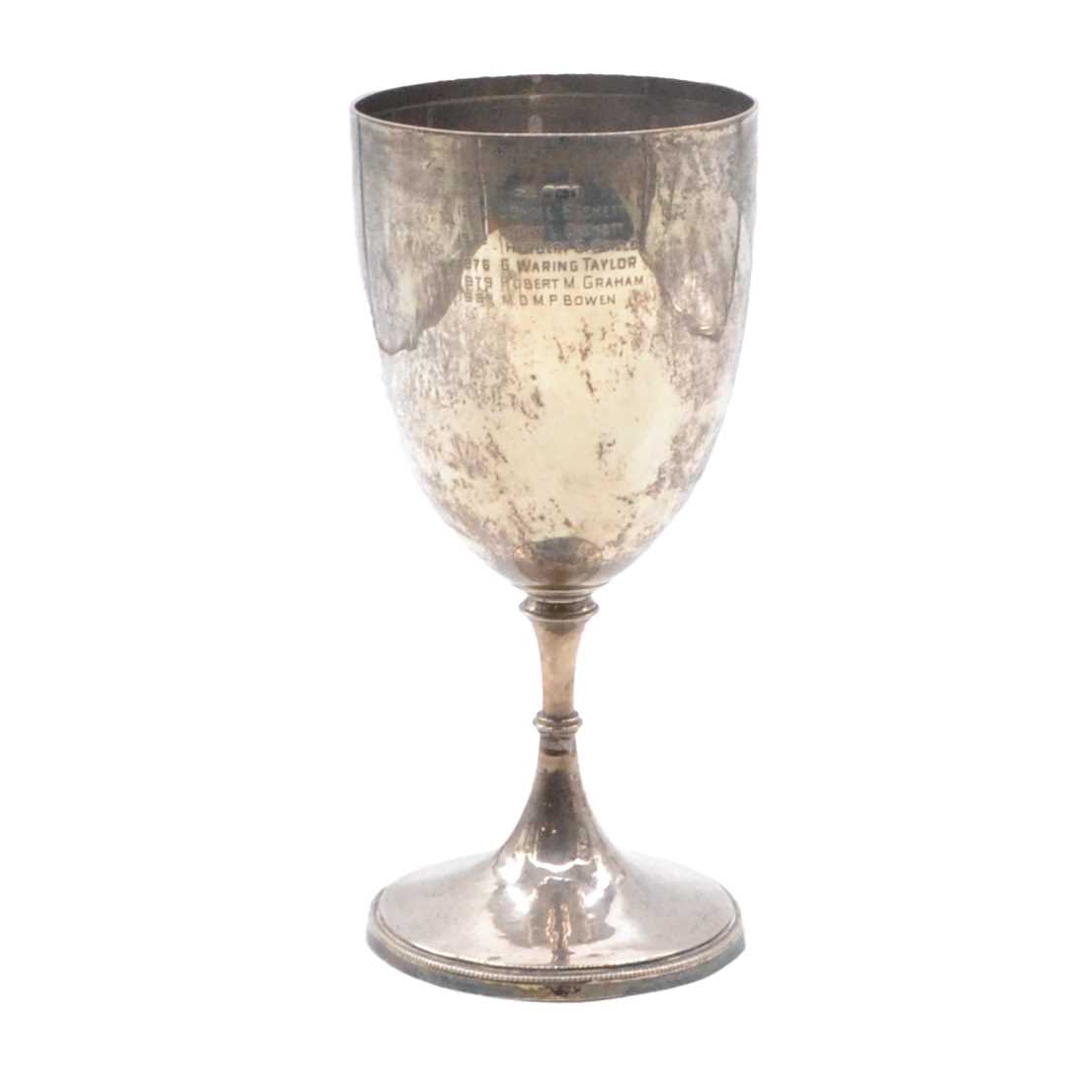 Lot 223 Silver trophy cup,