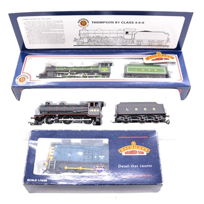 Lot 102 - Three Bachmann OO gauge locomotives, boxed