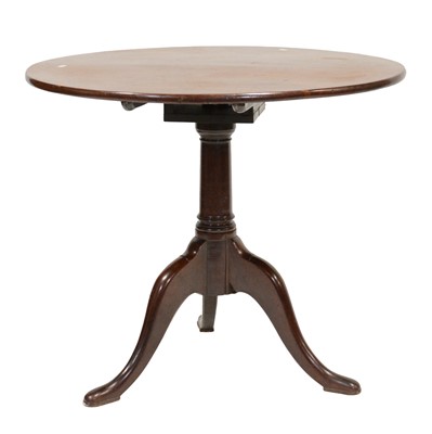 Lot 433 - George III mahogany 'birdcage' tripod table